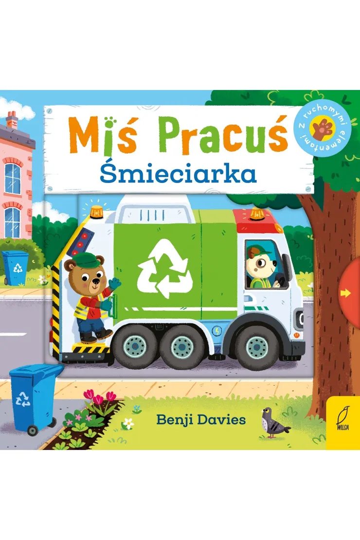 Miś Pracuś. Śmieciarka