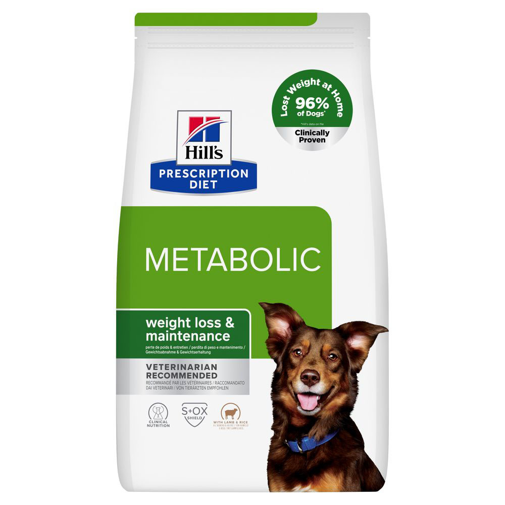 Hill's Prescription Diet Metabolic Weight Management, jagnięcina z ryżem - 2 x 12 kg