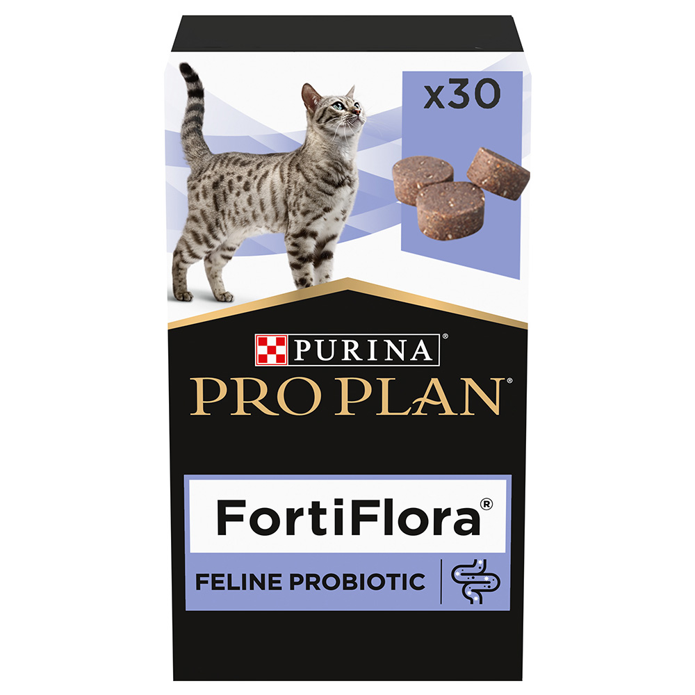 Purina Pro Plan Fortiflora Feline Probiotic, kostki do żucia - 2 x 15 g (2 x 30 szt.)