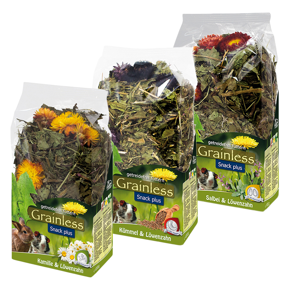 JR Farm Grainless Snack plus Paket - 3 smaki, 300 g