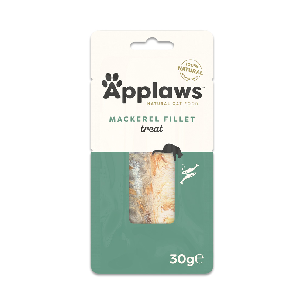 Applaws Cat Loin, polędwica z makreli - 3 x 30 g