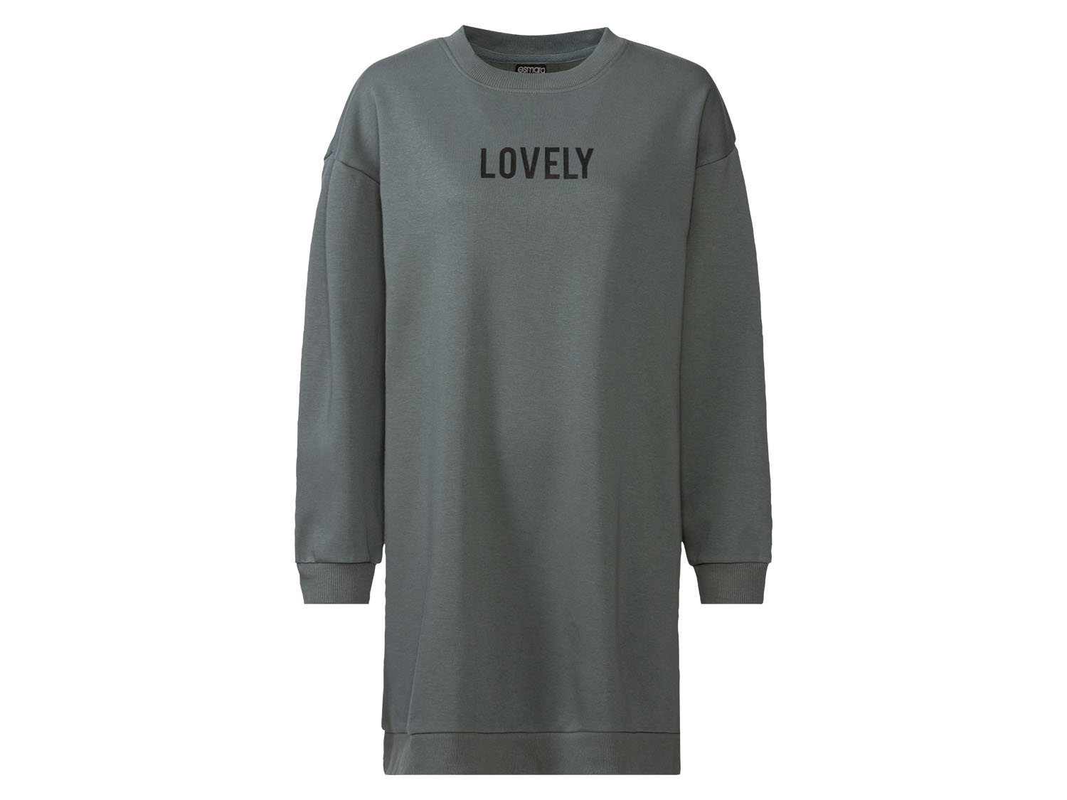 esmara® Sukienka dresowa damska	w stylu oversize (Zielony, S(36/38)) miniaturka