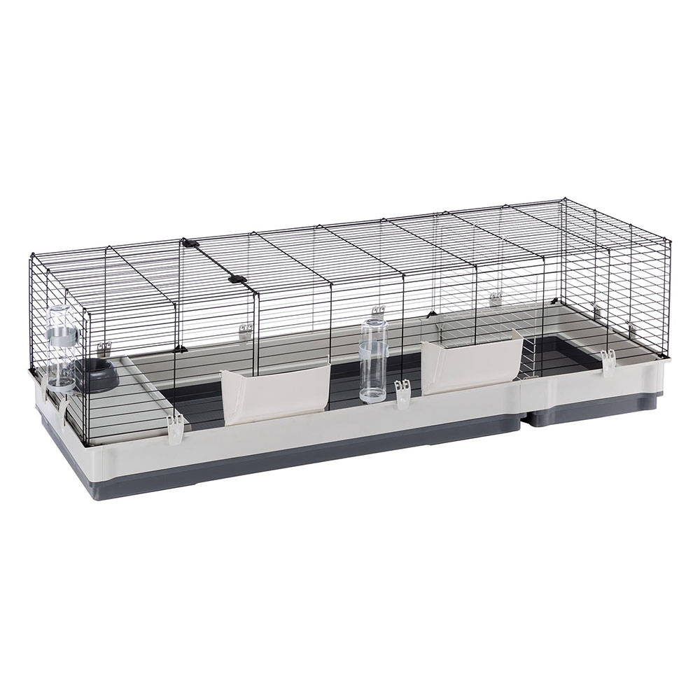 Ferplast Plaza 160, klatka dla małych zwierząt - Dł. x szer. x wys.: 162 x 60 x 50 cm