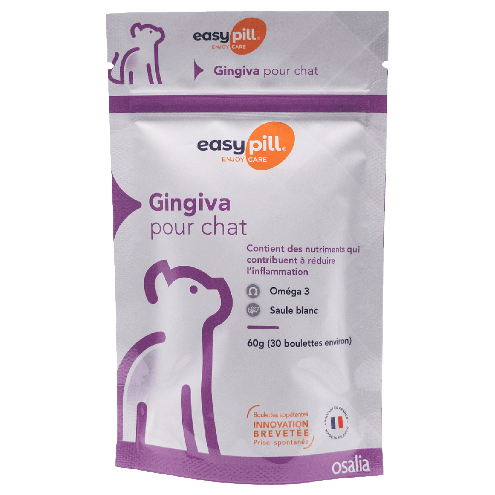 Easypill Gingiva dla kotów - 2 x (30 x 2 g)