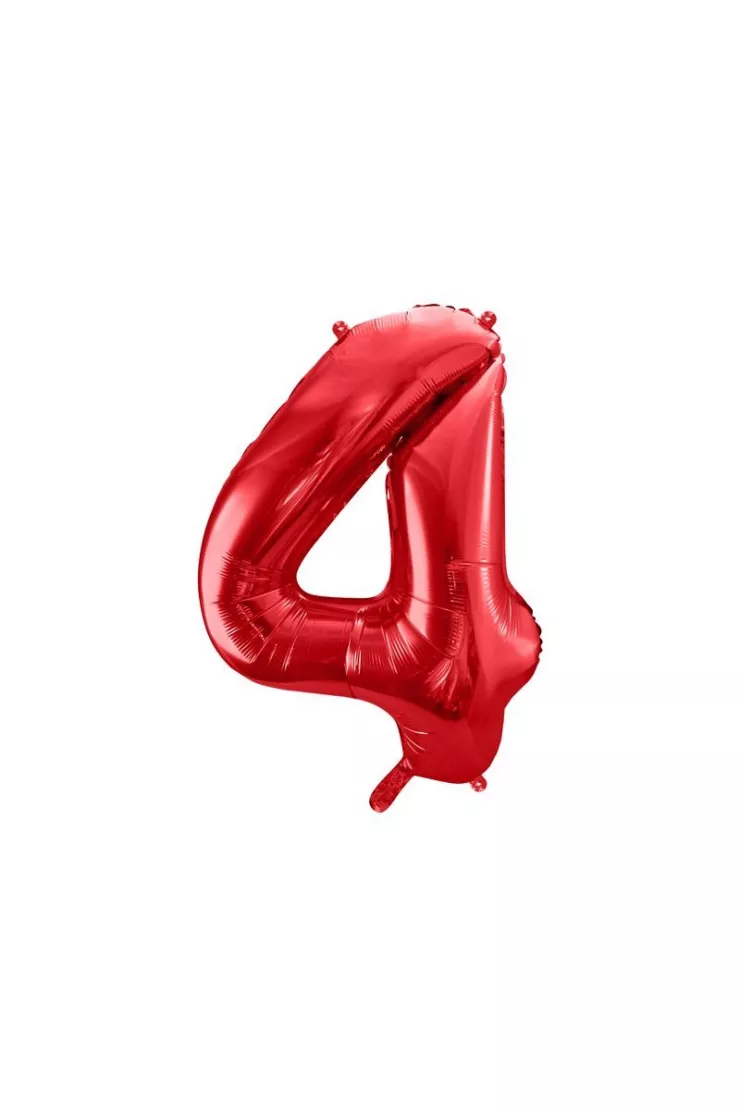 Balon foliowy 4 czerwony