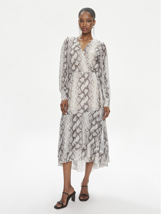 Bruuns Bazaar Sukienka codzienna Nora BBW3497 Beżowy Relaxed Fit