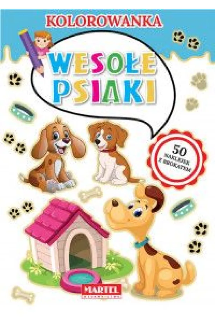 Kolorowanka Wesołe psiaki