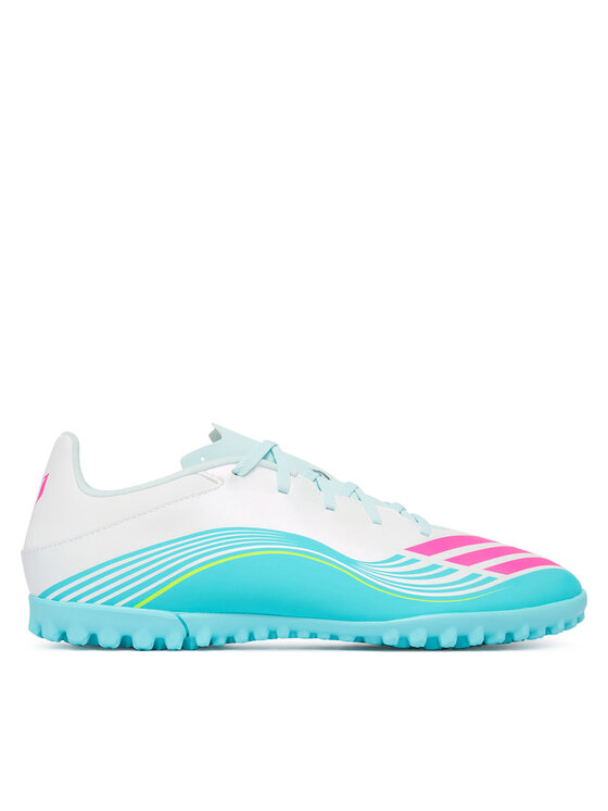 adidas Buty do piłki nożnej F50 Messi Club Tf JQ0947 Biały