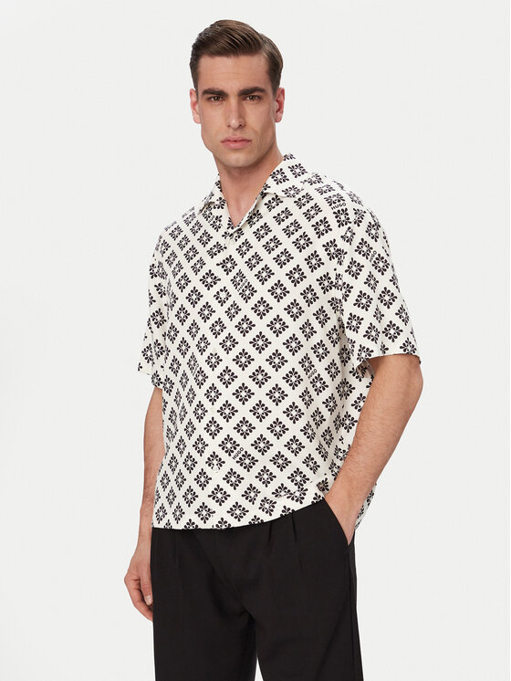 HUGO Koszula Espino 50560632 Kolorowy Oversize