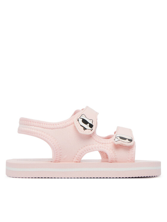KARL LAGERFELD Sandały Z31183 M Różowy