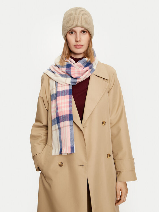 Pieces Zestaw Szalik i Czapka Janna 17153149 Beżowy