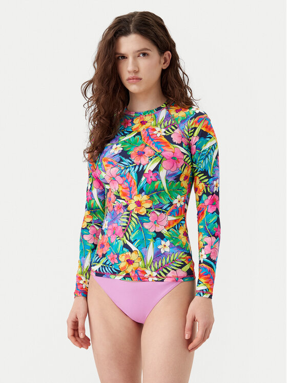 Banana Moon Koszulka do pływania Oohla Leilani Kolorowy Slim Fit