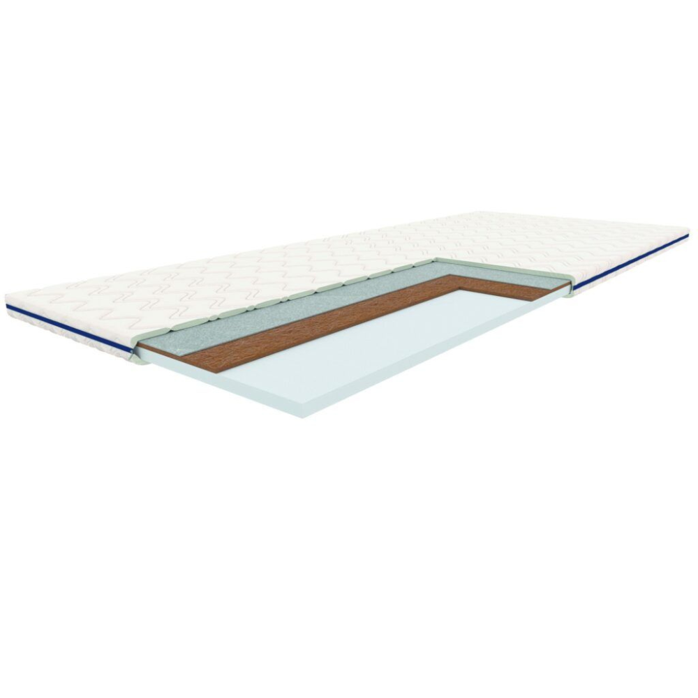 Topper Piankowo-Kokosowy Optimum 140x200 cm nawierzchniowy, kokos, H3 średnio twardy