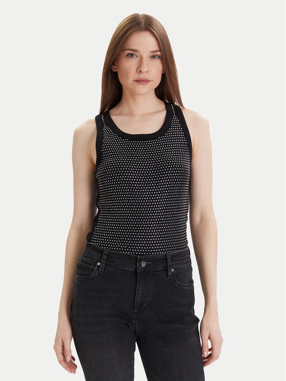 JOOP! Jeans Top Tunka 30046107 Czarny Slim Fit