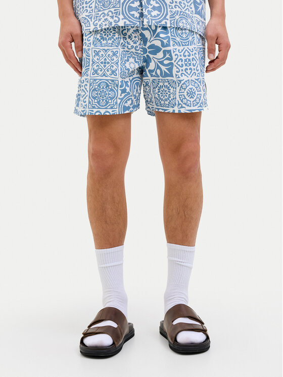 Jack & Jones Szorty kąpielowe Maui 12277730 Błękitny Regular Fit