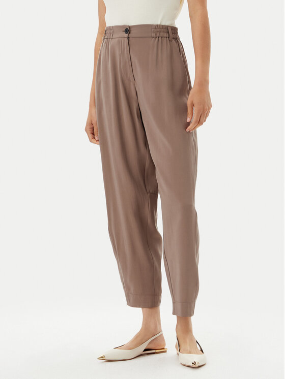 ACCESS FASHION Spodnie materiałowe 53-5112-405 Beżowy Regular Fit