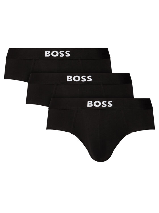 BOSS Komplet slipów Hipbr 3P Boss One 50546561 Czarny