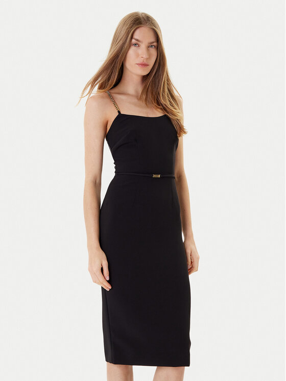 Marciano Guess Sukienka koktajlowa 5YGK13 7160A Czarny Regular Fit
