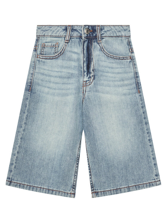 United Colors Of Benetton Jeansy 4UTPCF04A Niebieski Wide Leg