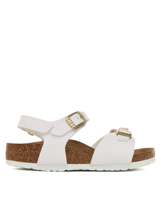 Birkenstock Sandały Rio Flowers As Kids 1029561 S Biały