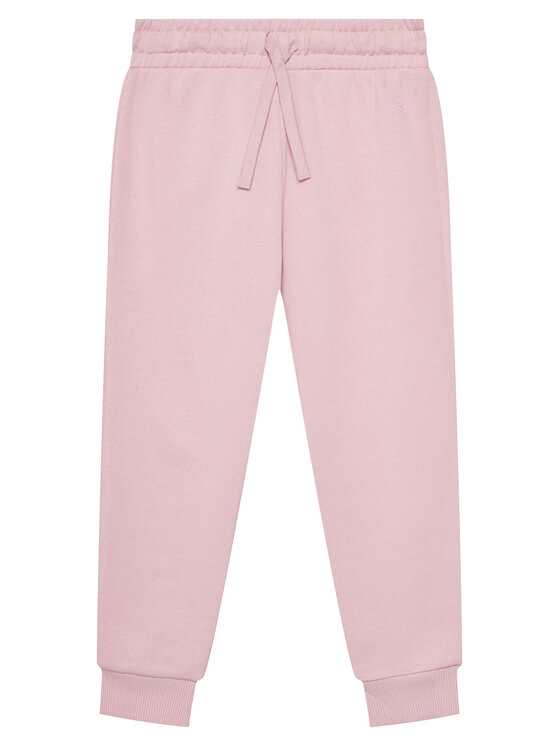 United Colors Of Benetton Spodnie dresowe 3J68CF02H Różowy Relaxed Fit