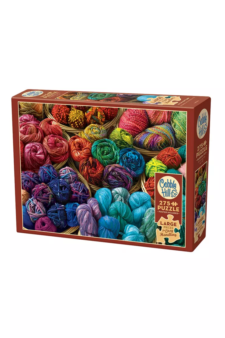 Puzzle 275 el. XL Kłębki włóczki
