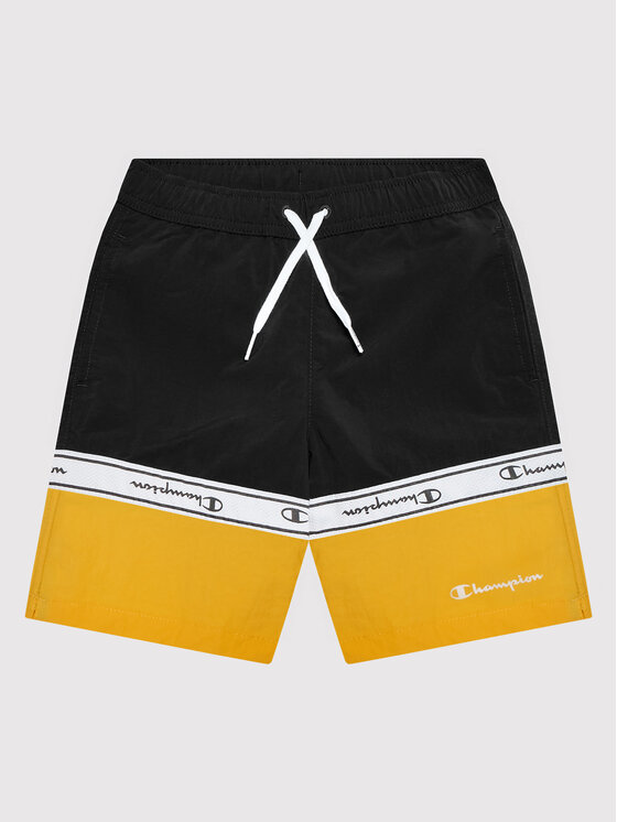 Champion Szorty kąpielowe 306045 Czarny Regular Fit miniaturka