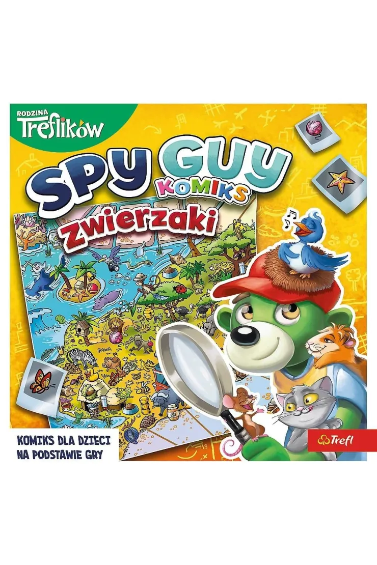 Komiks Spy Guy Zwierzaki Rodzina Treflików