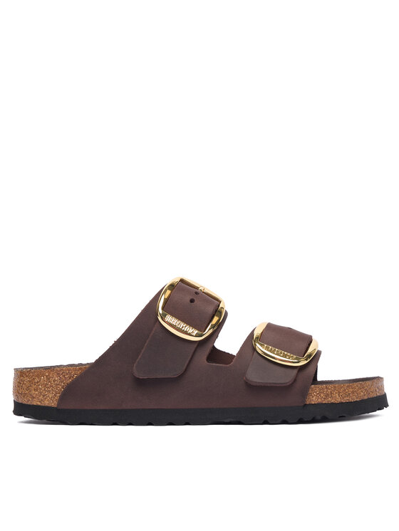 Birkenstock Klapki Arizona Big Buckle 1032916 Beżowy ciemny