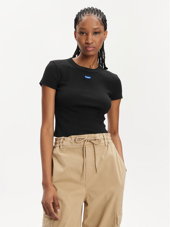 Hugo T-Shirt Baby 50510749 Czarny Slim Fit