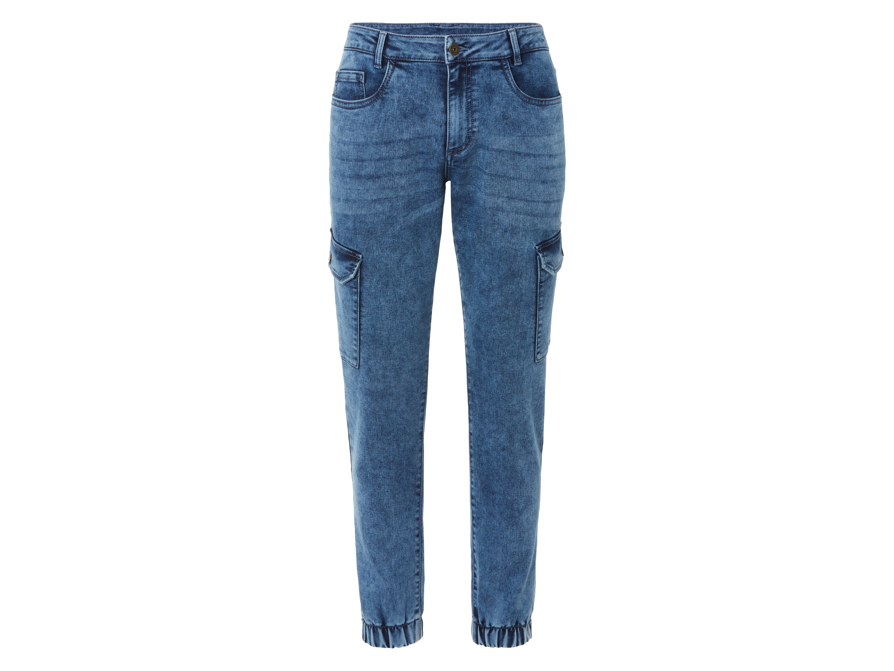 LIVERGY® Joggery jeansowe męskie, Comfort Fit (Niebieski, 52)
