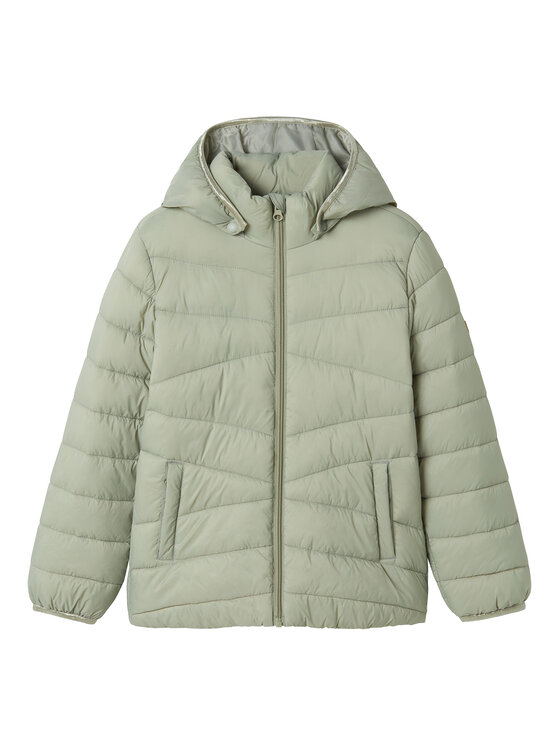 NAME IT Kurtka zimowa 13241672 Zielony Regular Fit miniaturka