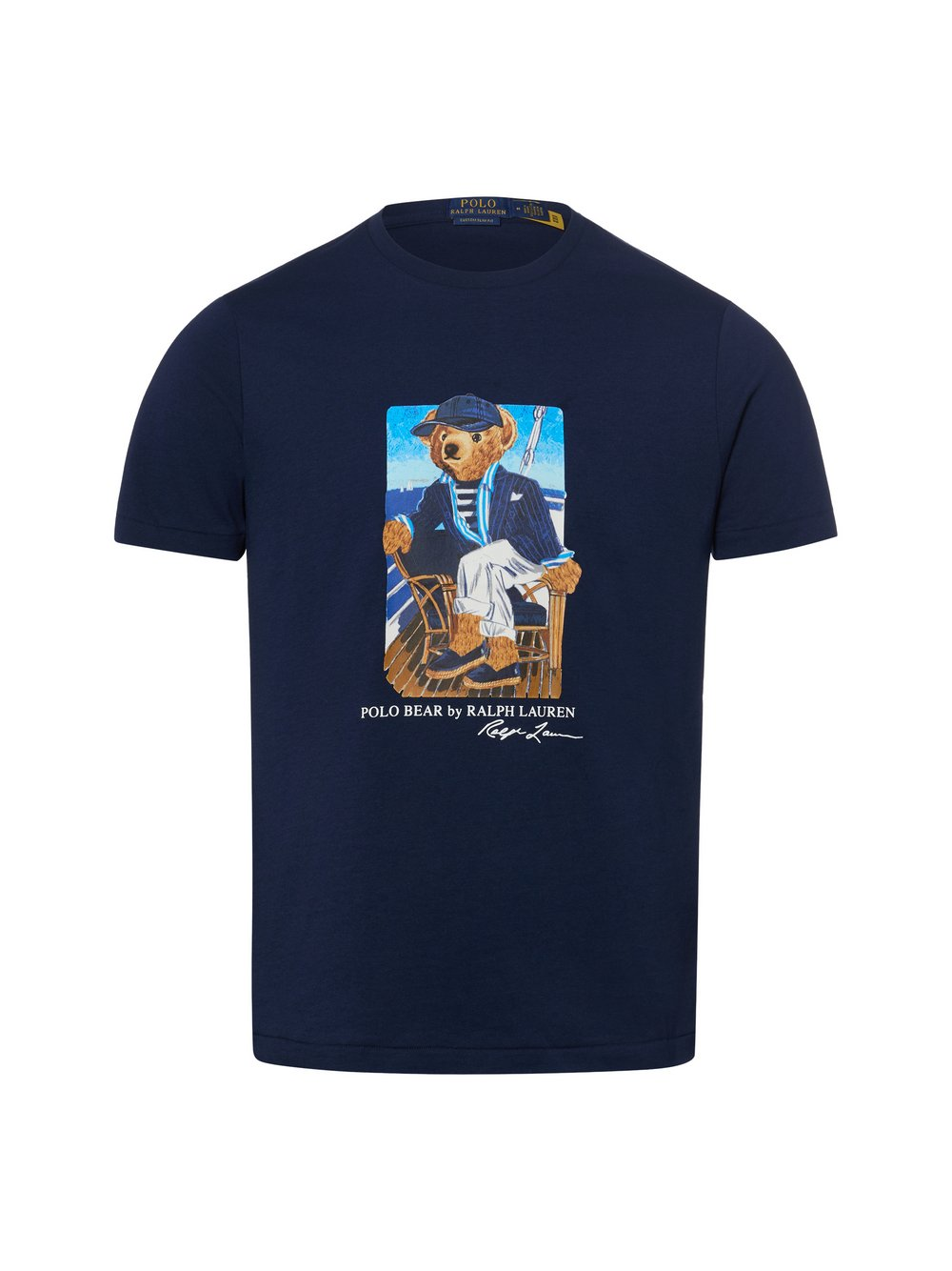 Polo Ralph Lauren Koszulka męska Mężczyźni Bawełna niebieski|wielokolorowy, M