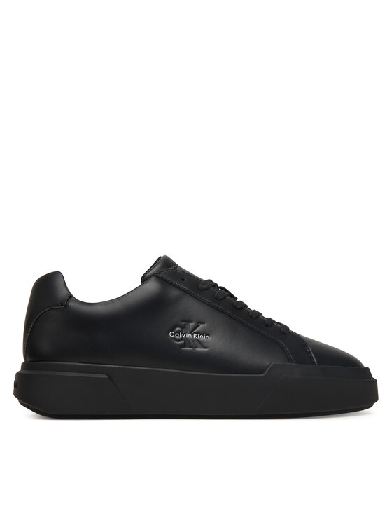 Calvin Klein Sneakersy Chunky Cupsole Laceup Lth YM0YM01344 Czarny