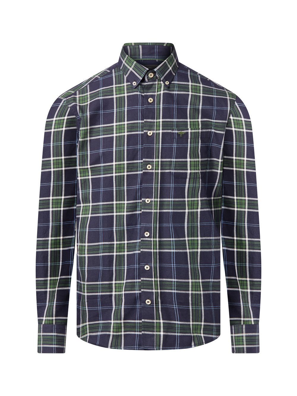 Fynch-Hatton Koszula męska Mężczyźni Modern Fit Bawełna niebieski|zielony|wielokolorowy, XL