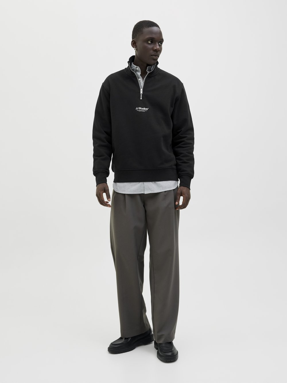 Jack & Jones Sweter - JJEsoho Mężczyźni Bawełna czarny, XXL
