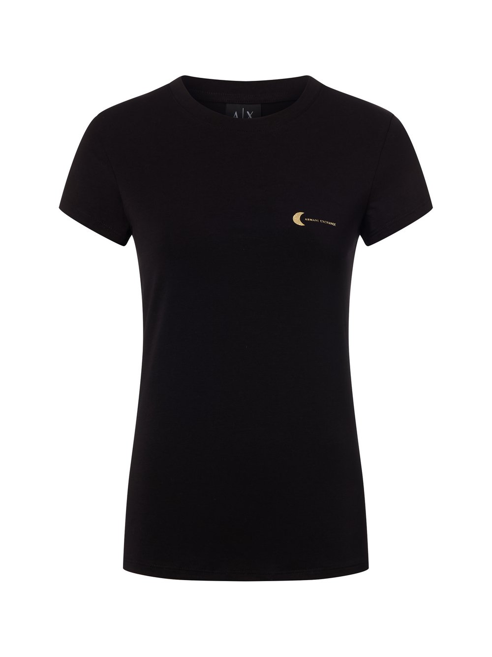Armani Exchange Koszulka damska Kobiety Bawełna czarny, XS