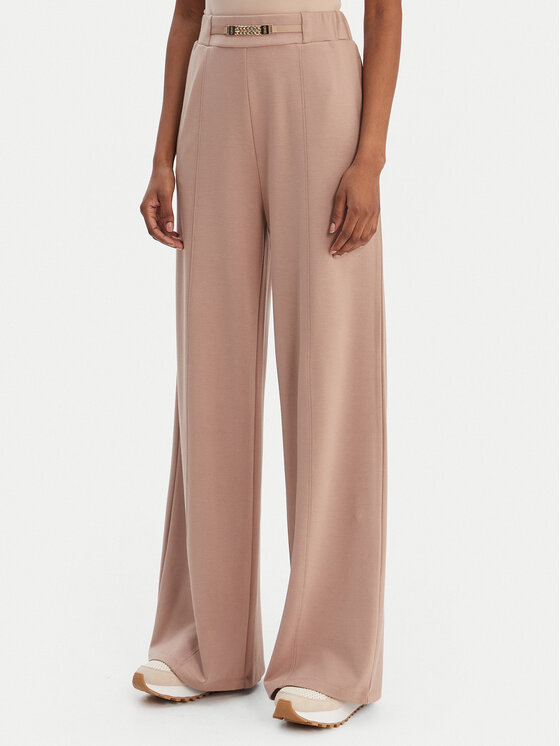 Liu Jo Sport Spodnie dresowe TA6026 JS182 Brązowy Relaxed Fit