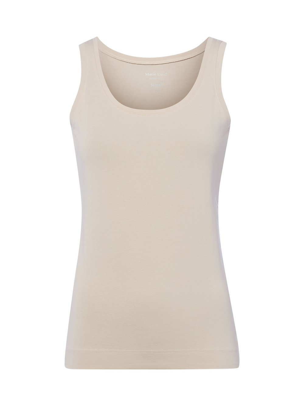 Marie Lund Top damski Kobiety Bawełna beżowy, XXXL