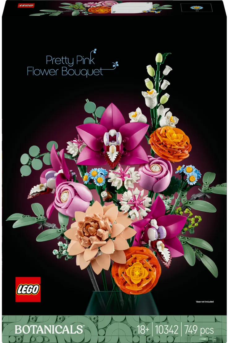 LEGO Botanicals Piękny bukiet różowych kwiatów 10342