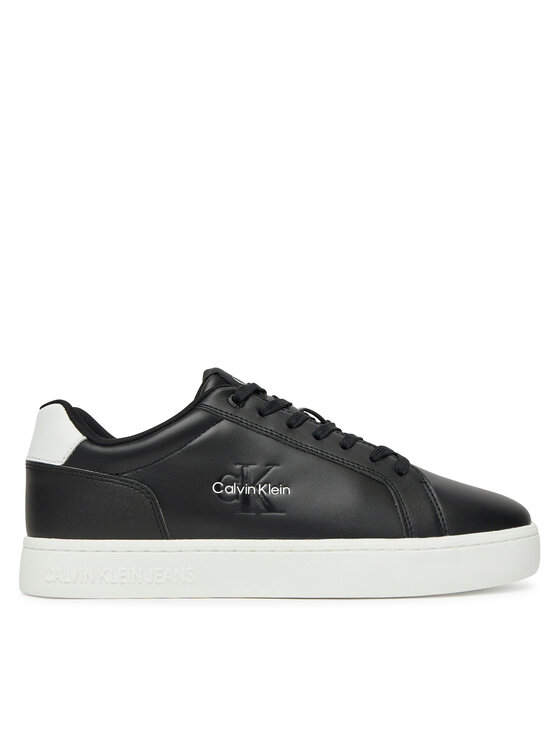Calvin Klein Jeans Sneakersy Classic Cupsole Mono Lth YM0YM01369 Czarny