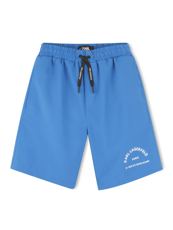 Karl Lagerfeld Kids Szorty kąpielowe Z30411 D Niebieski Regular Fit