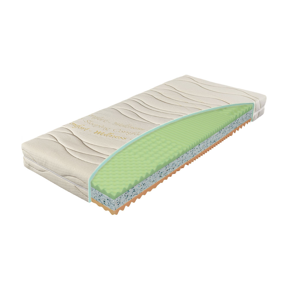 Materac Klasik Materasso 160x200 cm piankowy, H3/H4 średnio twardy/twardy