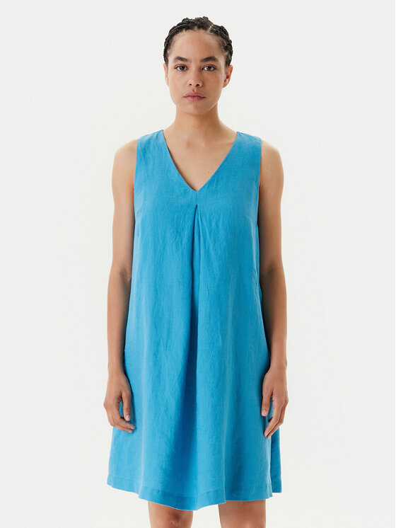 United Colors Of Benetton Sukienka letnia 4AGHDV0AX Niebieski Relaxed Fit