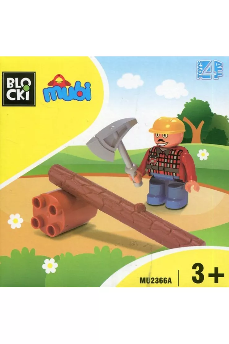  Klocki Blocki MUBI Figurka Drwal (zestaw uzupełniający)
