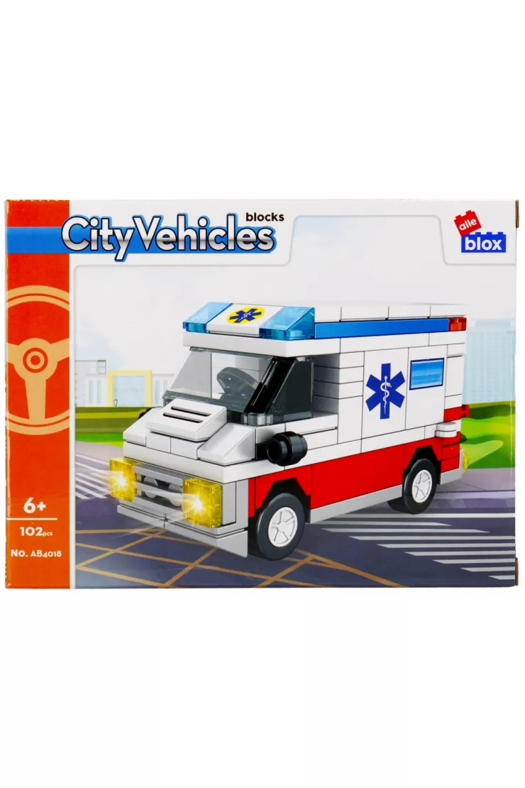  Klocki konstrukcyjne City 102 elementy ALLEBLOX