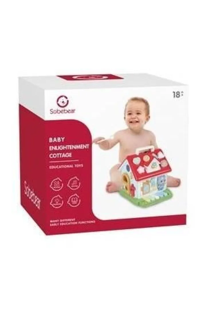 Domek sorter z pianinkiem światło dźwięk
