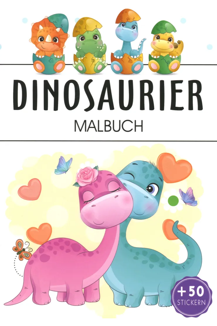 Dinosaurier. Malbuch miniaturka