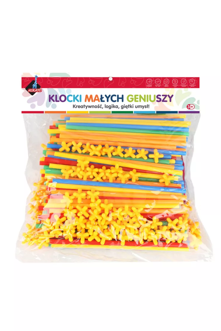  Klocki słomki 300 elementów