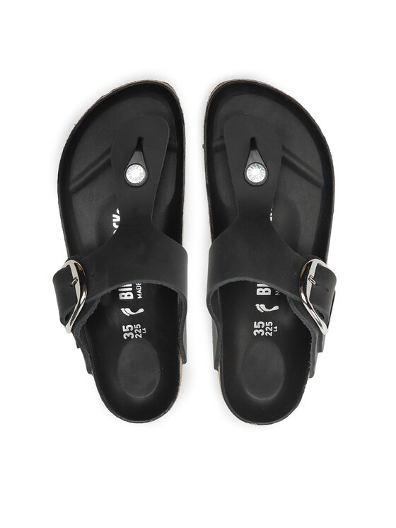 Birkenstock Japonki Gizeh Big Buckle 1023337 Czarny